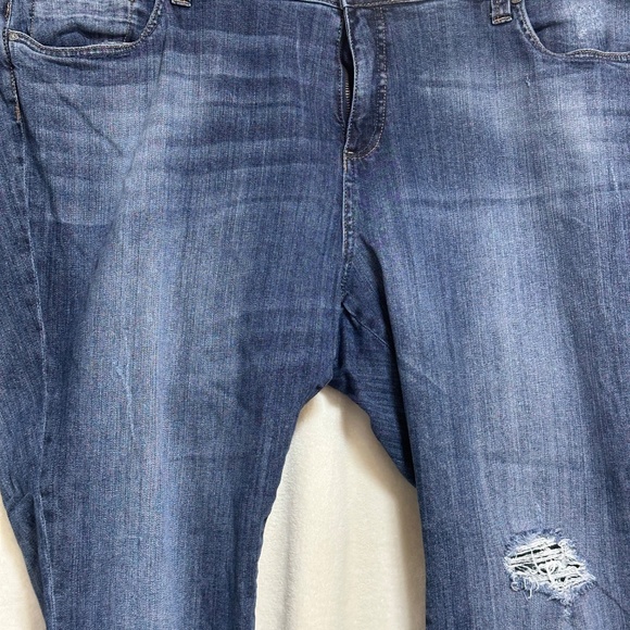 Kut From The Cloth Women's Jeans 24W Dark Blue Catherine Boyfriend - Picture 3 of 10